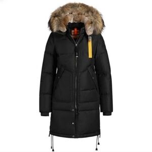 Parajumpers Long Bear Puffer Jacket With Fur Hood